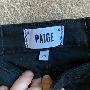 Paige Black pants 28